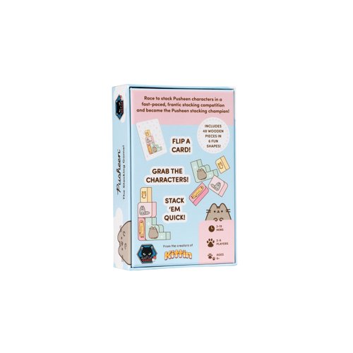 Alley Cat Games Pusheen The Stacking Board Game - Adorable Cat-Themed Dexterity Challenge - 2 to 6 Players Ages 6+ 15 Minutes - Stack Balance and Play with Pusheen and Friends