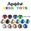Apqdw Desk Toys, 1.77'' Kinetic Spinning Ball for Adults, Kinetic Fidget Desk Toys for Party Favors, Christmas Stocking Stuffers, Easter Basket (45MM, Green A)