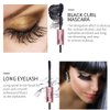 4D Fiber Lash Mascara, Waterproof, Long-Lasting,Longer, Thicker, Voluminous, Dramatic Extension,Smudge-Proof Eyelashes