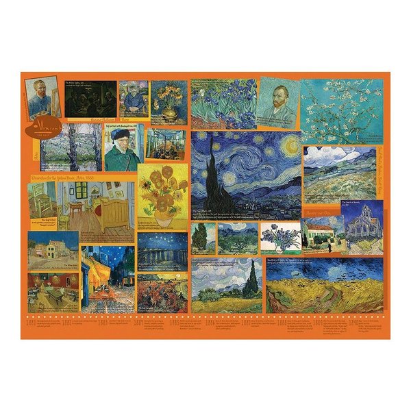 Cobble Hill 1000 Piece Puzzle - Van Gogh - Sample Poster Included