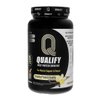 Qualify French Vanilla Whey Protein Powder Shake, Vanilla Protein Powder Post Workout Recovery Drink, Gluten Free, Sugar Free, Highly Kosher, 25g Protein, 5.5g BCAA, 1.65lb