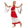 Dressy Daisy Roman Greek Goddess Halloween Costume Dress Up Toga God Outfit Set with Laurel Headband for Little Girls Size 5-6