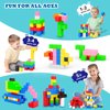 ROMDS 64 PCS Magnetic Blocks Toddler Toys Sensory Toys Magnetic Building Blocks Toys for Toddlers 3 4 5 6 7 8+ Years Old Boys Girls