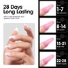Gellen Poly Gel Clear Nail Extension Gel, 60g 048 Clear Builder Nail Gel Long Lasting Trendy Nail Art Design Nail Strengthener Nails Enhancement Gel for Salon Manicure Beginner Easy DIY at Home