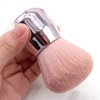 Dual Use Pink Soft Cosmetic Powder Makeup Face Foundation Brush Nail Dust Cleaning Brush for Acrylic Dipping Powder UV Gel Remover Cleaner Brushes Pack of 1, HJ-NB107