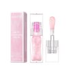 Tiejdhr Magic Color Changing Lip Oil Ph, Glitter Lip Gloss, Upgraded Big Brush Head Moisturizing Lip Oil Long Lasting Nourishing Lip Glow Oil Non-Sticky Primer Lip Tint (Pink)