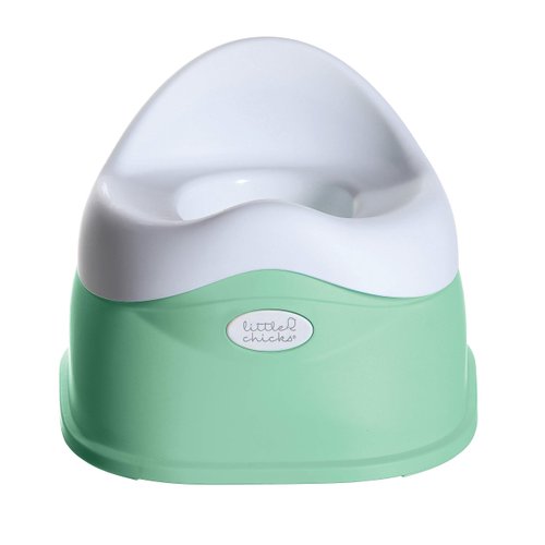 Little Chicks Easy-Clean Potty Training Toilet Chair with Built-in Splash Guard, Slip-Resistant Base, and Removable Bowl - Perfect Size Potty Chair for Toddlers 18 Months & Above