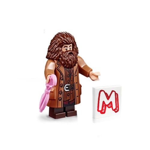 LEGO 2018 Harry Potter MiniFigure - Rubeus Hagrid (with Umbrella and Display Stand) 75954