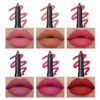 6 Colors Matte Lip Crayon Set, Velvet Creamy Lipstick Lip Liner Pencil Set, Intense Full Coverage Long-Lasting Soft Matte Lipstick Kit with Built-in Sharpener
