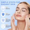 Ruduwu Collagen Face Mask,Firming Collagen Mask with Collagen Peptides for Anti-Aging, Facial Hydrogel Masks with low molecular weight collagen for elasticity and moisturizing