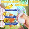 12 PCS Soft Baseball Stress Balls,2.8 Inch Mini Foam Squeeze Anxiety Relief Baseballs for Kids,Adults,Decor,School Carnival Reward,Ball Themed Party Favors