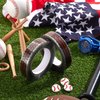 Outus 110 Yards Baseball Stitches Design Tape Adhesive Packing Tape Tape Crafting Wrapping Decorative Roll Tape for Thanksgiving Christmas Wrapping Funny Home Decoration Sealing and More(2 Rolls)