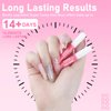 MEKK Nail Glue,Super Strong Nail Glue for Acrylic Nails,Long Lasting Nail Glue for Press Ons,Professional Nail Tip Glue Nail Tech Supplies Adhesive Press On Nail Glue for Nail Tips 0.07OZ/PCS(12PCS