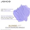 Joico Blonde Life Color Enhancing Masque | For Blonde Hair | Color Depositing Treatment | Maintain Unique Blonde Tones | Fortified With Monoi & Tamanu Oil | Violet | 5.1 Fl Oz