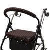Rollator Walker Seat and Backrest Rollbar Covers Set Adjustable Patterns Walker Cover Accessories for Walker Rollator