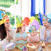 Zonon 36 Pieces Birthday Crowns for Kids Classroom Adjustable Colorful Happy Birthday Hats for School Kindergarten Party Supplies(Vivid Style)