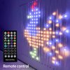 Avatar Controls Curtain Lights Year Round Lights, Programmable & Music-Sync Animated LED Curtain String Lights, 400 LED 6.2ft RGB Fairy Light APP Remote Control for Bedroom Wall Backdrop Yard Decor