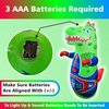 Light-Up Inflatable Dinosaur Punching Bag with Roar Sound - Dinosaur Toys for Kids 2-3-5-7 Years Old, 47” Bop Bag with Instant Bounce Back- Toddlers Boxing Bag Toy (3 AAA Batteries Required)