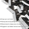 Kinky Straight Tape In Extensions Human Hair for Black Women Niawigs Tape In Hair Extensions 100% Human Hair 40pcs Kinky Straight Tape Ins 100G Natural Black 22 Inches