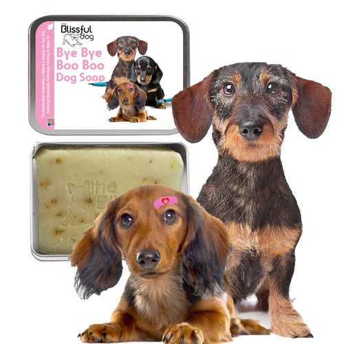 The Blissful Dog Bye Boo Dog Bar Soap Featuring The Dachshund