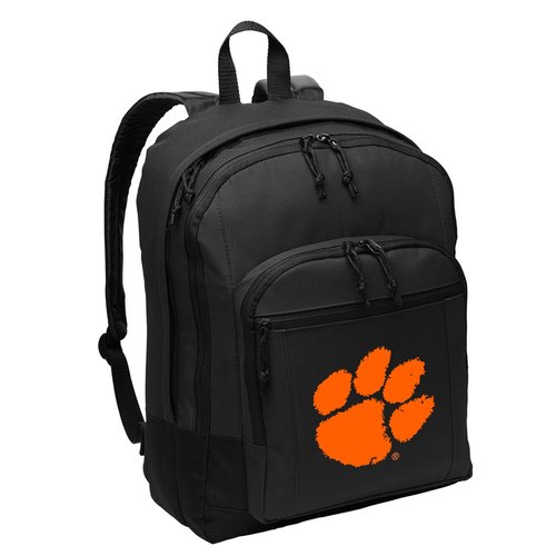 Broad Bay Cotton Clemson University Backpack CLASSIC STYLE Clemson Tigers Backpack Laptop Sleeve One Size