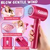 G.C Girls Hair Salon Toys Kids Pretend Play Hair Styling Kit with Realistic Blow Dryer Straightener Stylist Apron Scissors Accessories Beauty Makeup Set Birthday Gifts for Toddler Girls 3 4 5 6+