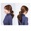 Invisible False Hair Bun Clip Base Bump Fluffy Insert Tool Increased Styling Hair Clip Accessories for Women Lady Girls (Dark Brown)