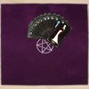 jojofuny Velour Divination Pentacle Table Cloth, 1 Set Altar Tablecloth with Tarot Cards Storage Bag for Wiccan Witchcraft Supplies, 19.6 Inch (Purple)