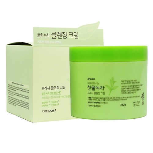 Kwailnara The First Green Tea Fresh Cleansing Cream (Fermented Green Tea) / 300g / 10.58 oz