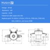 MaySpare 36 Volt Ezgo Solenoid,Continuous Duty Solenoid Relay #70 Series for EZGO Electric Golf Cart with Upgrade Mount Bracket,OEM # 27855G01 11761G1 27855G02 31680G1 3016