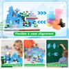 ToyUnited Magnetic Blocks - 100PCS Magnetic Building Blocks Glacier Castle, STEM Montessori Sensory Toys for Toddlers Kids Boys Girls Ages 3 4 5 6 7 8 9 10 Christmas Birthday Gifts