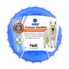NWK Pet Teether Cooling Chew Toy for Dogs Teething Toy for Puppies, Fit with Treats for More Fun (Chewing Ring)
