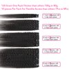 Kinky Straight Clip ins 10pcs Clip In Real Human Hair Extensions For Black Women Brazilian Human Hair Clip ins(12 Inch)