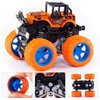 Monster Trucks Inertia Car Toys - Friction Powered Car Toys for Toddlers Kids Birthday Christmas Party Supplies Gift for Boys and Girls (4 Color)