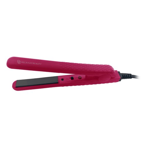 Style2Go Mini Hair Straightener with 100% Solid Ceramic Plates, Dual Voltage, Extra Long Cord - Viva Magenta