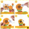 CroBlissful 24 Pcs Religious Crafts for Kids Sunday School Crafts God Says You are Sunflower Craft Christian Craft Kit Make Your Own DIY Crafts Sunday School Fun Classroom Activities Kit for Preschool