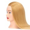 Training Head 26"-28" Mannequin Head Hair Styling Manikin Cosmetology Doll Head Synthetic Fiber Hair Hairdressing Training Model Free Clamp (1711W2720)