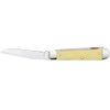 Case XX WR Pocket Knife Yellow Synthetic Trapper High Carbon Steel Blades Item #161 - (3254 CS) - Length Closed: 4 1/8 Inches