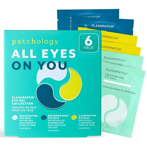 Patchology All Eyes On You Under Eye Mask - Retinol, Collagen &amp; Green Tea Infused - Eye Gels for ...