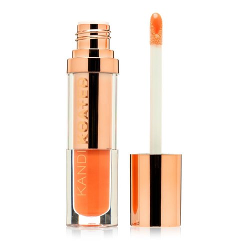 Kandi Koated Lacquer Illuminating Lip Cream [Vivacious] Creamy Lipstick | Natural Colors, Moisturizing Lip Lacquer, Paraben-Free, Cruelty-Free | Beauty & Makeup