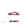 True Scale Miniatures Model Car Compatible with Nissan Skyline GT-R (R34) Kaido Racing Factory V1 Pink 1/64 Diecast Model Car Kaido House KHMG128