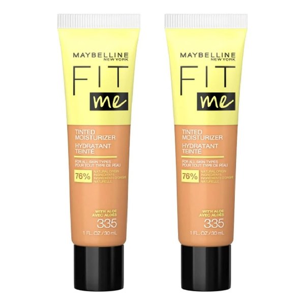 MAYBELLINE Pack of 2 New York Fit Me Tinted Moisturizer, 335