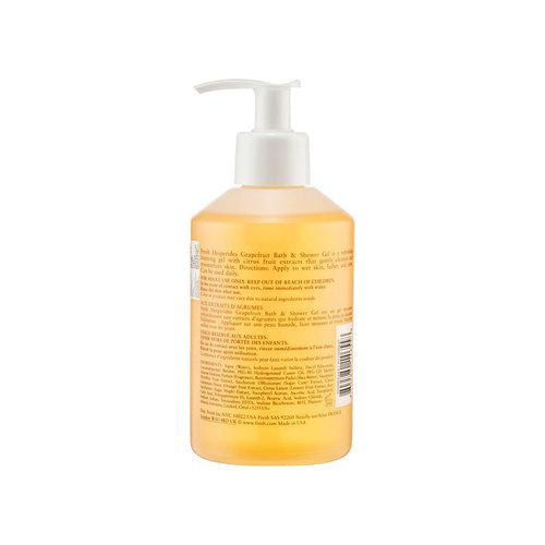 Fresh Hesperides Grapefruit Bath and Shower Wash Gel 10 oz with Pump Dispenser