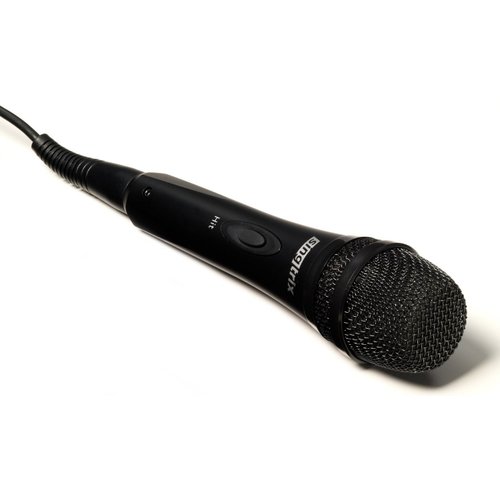 Singtrix Professional Karaoke Machine Microphone with Hit Button to Activate Effects and Voice Enhancements (SGTXMIC1), Black