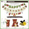 Pirese Teddy Bear Birthday Decorations, Beary First Birthday Decorations, Bear Party Decorations | Teddy Bear Decor | Teddy Bear Theme Party Supplies | Happy Birthday Bear | Bear Decorations Garland