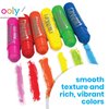 Ooly Chunkies Quick Drying Tempera Paint Sticks for Kids, Classic Colors, Set of 6 Twistable Kids Paint Sticks for Toddlers 2-4 Years, Mess Free Chubby Toddler Paint Sticks [6 Classic Colors]