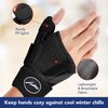 Doctor Developed Thumb Brace for Arthritis/Thumb Splint/Thumb Support for Men & Women - Trigger Thumb Spica Splint - Thumb Splint for Right Hand/Left- FDA Medical Device & Handbook (Black, Single)