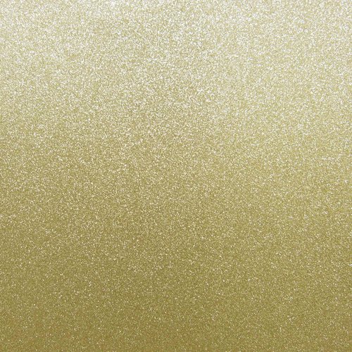 Best Creation 12-Inch by 12-Inch Glitter Cardstock, Bright Gold (15 sheets)