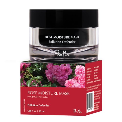 Pour Moi Rose Moisture Mask | Pollution Defending Gel Mask for All Skin Types feat. White Rose Extract