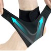 Xemz Ankle Support Brace, Adjustable Ankle Strain Protector Strap, Against Sprains Arthritis Compression Wrap Stabilizer, Pain Relief Foot Sleeve for Basketball Sport Injuries Recovery, 1 Pairs (XL)
